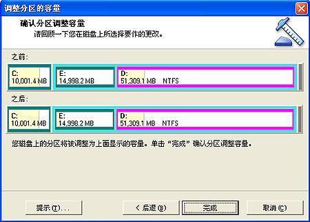 菜鸟必须掌握!调整硬盘各分区容量大小 