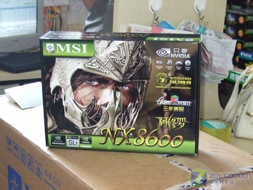 逼三线卡降价 微星全固态8600GT才799元 