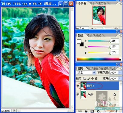 Photoshop实例教程:磨皮锐化一步法 Photoshop实例教程:磨皮锐化一步法