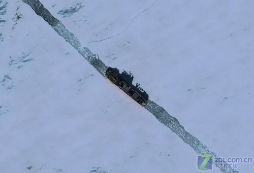GoogleEarth看地球 被卫星抓拍的瞬间 