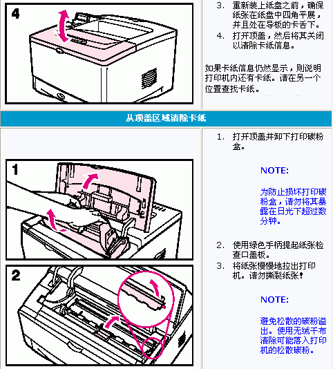 打印机卡纸怎么办 故障清除(图文) 打印机卡纸怎么办 故障清除(图文)