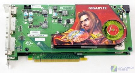 图为:技嘉GeForce 7900GX2 显卡 图为:技嘉GeForce 7900GX2 显卡