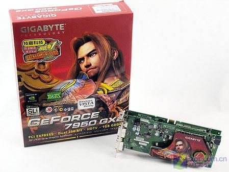 图为:技嘉GeForce 7900GX2 显卡 图为:技嘉GeForce 7900GX2 显卡