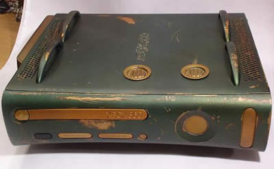 复古外加恐怖 Xbox 360游戏机改造图赏 复古外加恐怖 Xbox 360游戏机改造图赏