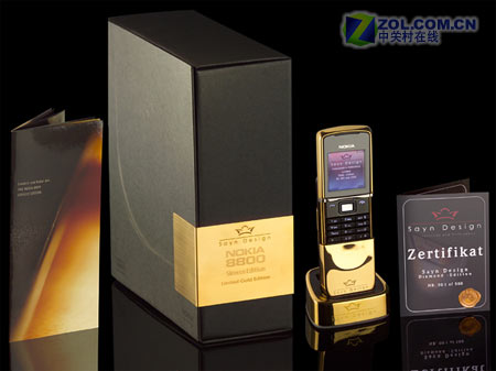 2万8 诺基亚8800Sirocco全球限量1000台 2万8 诺基亚8800Sirocco全球限量1000台
