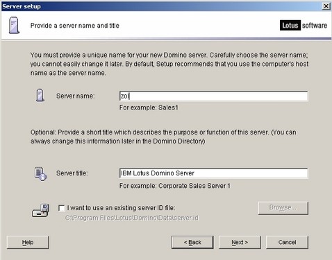 IBM Lotus Domino Server״ 