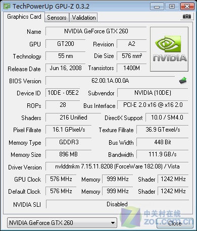 ǹѪͳ ӰǿGTX260+ 